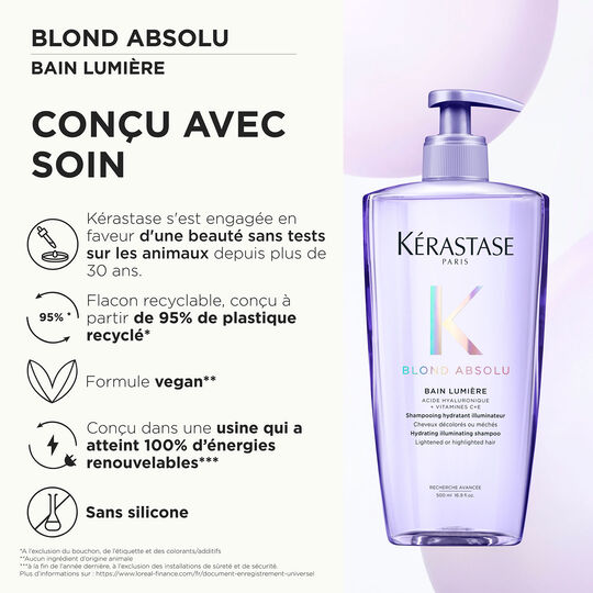 Bain Lumi&egrave;re Blond Absolu 500ml