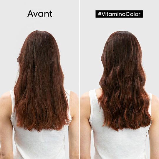 Routine cheveux color&eacute;s Vitamino Color