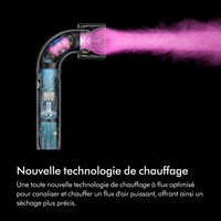 S&egrave;che-cheveux Supersonic r cheveux raides &agrave; ondul&eacute;s