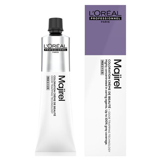 Coloration cr&egrave;me de beaut&eacute; Majirel 5.26 ch&acirc;tain clair iris&eacute; rouge