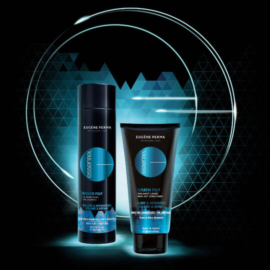 Shampooing volumateur Essentiel Keratin Pulp format voyage 100ml