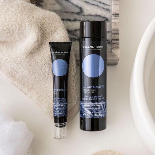Shampooing pour cuir chevelu sensible Essentiel Keratin Sensitive