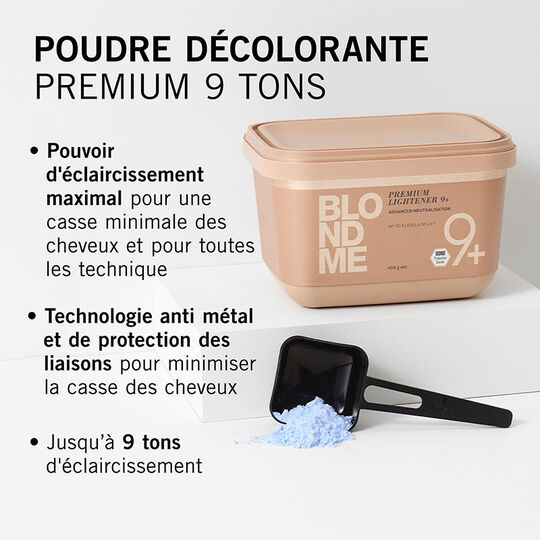 Poudre compacte décolorante PPL9+ Blondme 450gr