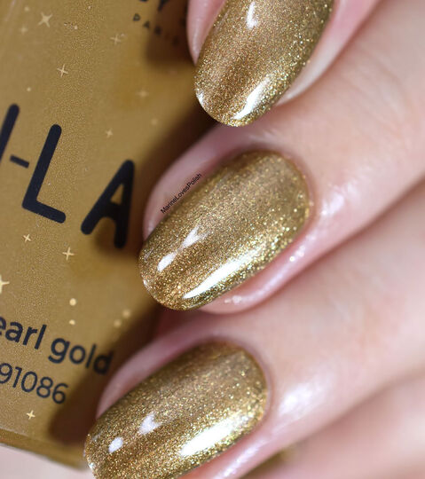 Vernis semi-permanent I-LAK pearl gold