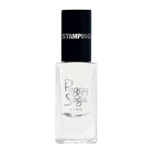 Vernis à ongles stamping Peggy sage blanc,  Vernis à ongles stamping Peggy sage blanc