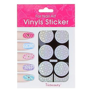 Pochoir vinyl fleur pour ongles,  Pochoir vinyl fleur pour ongles