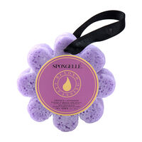 Éponge de bain infusée lavande Française,  Éponge de bain infusée lavande Française