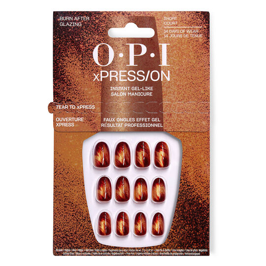 Faux ongles xpress/on burn after glazing
