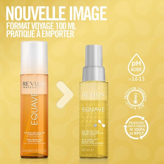 Soin d&eacute;m&ecirc;lant protection solaire Equave