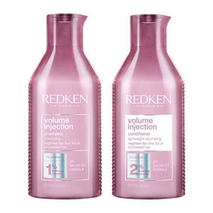 Le rituel Volume Injection pour cheveux fins