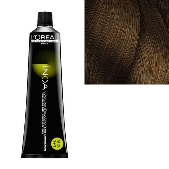 Inoa Coloration sans ammoniaque 6.3 blond fonc&eacute; dor&eacute; fondamentale