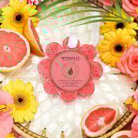 Éponge de bain infusée pamplemousse cassis,  Éponge de bain infusée pamplemousse cassis