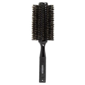 Brosse &agrave; brushing noire en poils de sanglier 60mm