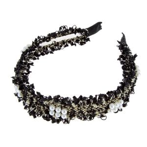 Serre-tête tissu et perles,  Serre-tête tissu et perles