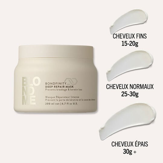 Masque r&eacute;parateur intense Blondme Bondfinity