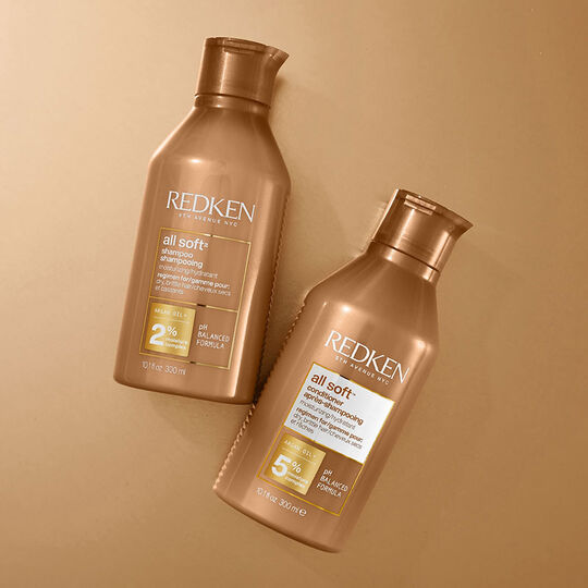 Shampooing hydratant pour cheveux secs et sensibilisés All Soft 300 ml