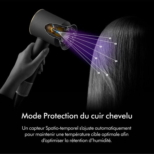 Sèche-cheveux Supersonic Nural cheveux bouclés frisés