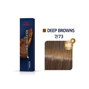 Coloration permanente Koleston Perfect Me+ 7/73 blond marron dor&eacute;