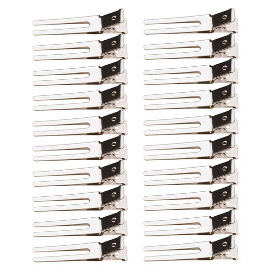 Lot de 20 pinces métalliques