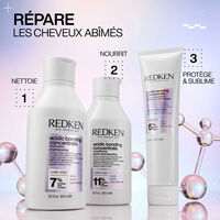 Shampooing r&eacute;parateur pour cheveux ab&icirc;m&eacute;s Acidic Bonding Concentrate 500ml rechargeable
