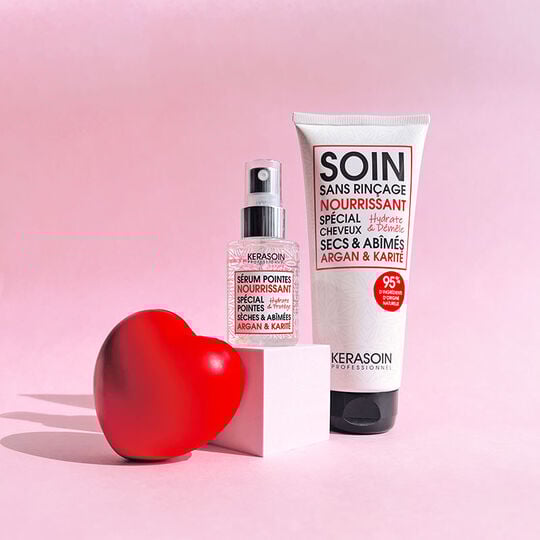 Soin sans rinçage nourrissant pour cheveux secs,  Soin sans rinçage nourrissant pour cheveux secs