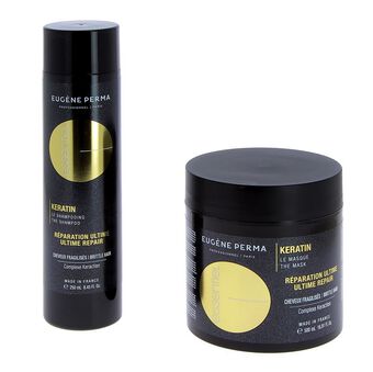 Rituel réparateur shampooing et masque Essentiel Keratin shampooing 250ml + masque 500ml