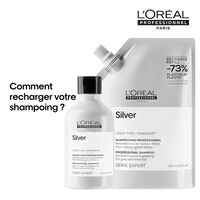 Shampooing d&eacute;jaunissant Silver recharge 500ml
