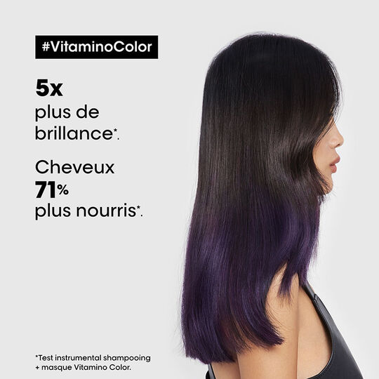 Routine cheveux color&eacute;s Vitamino Color