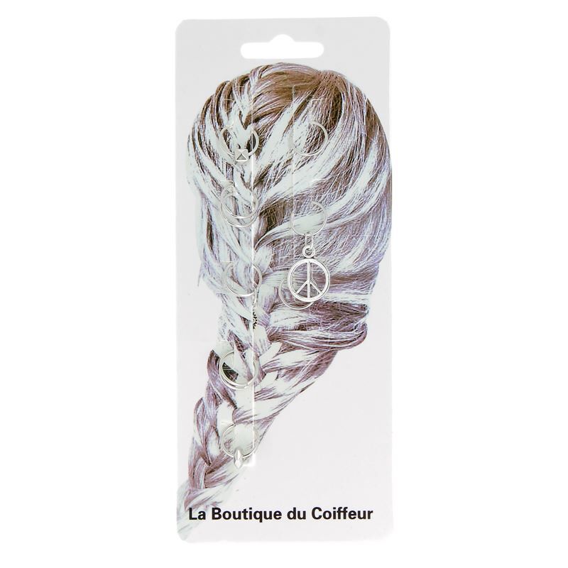 Bijoux Pour Tresses – Anneaux Charme En Métal Et Pierre, Ornements Cheveux Femme