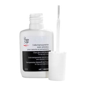 Colle transparente pour capsules et pansements avec pinceau 14,17g