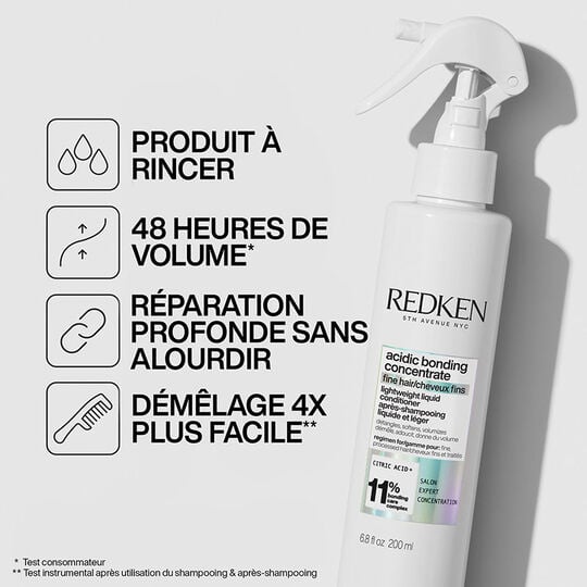 Après-shampooing léger pour cheveux fins Acidic Bonding Concentrate,  Après-shampooing léger pour cheveux fins Acidic Bonding Concentrate
