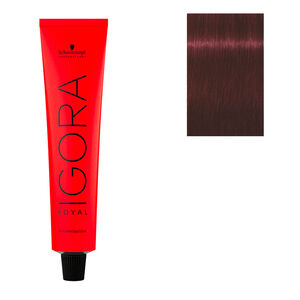 Coloration permanente Igora Royal 4-88 ch&acirc;tain rouge extra
