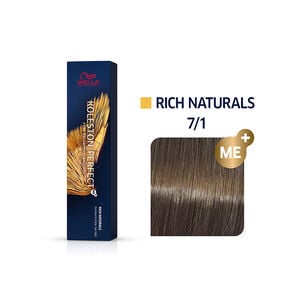 Coloration permanente Koleston Perfect Me+ 7/1 blond cendr&eacute;