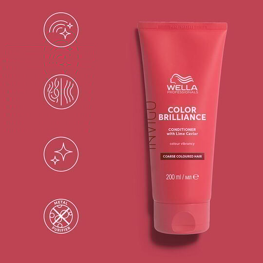 Conditionneur cheveux colorés et épais Invigo Color Brilliance 1000ml