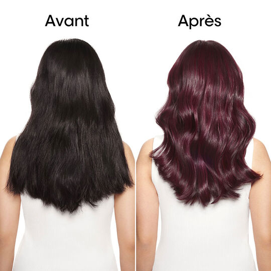 Coloration sans ammoniaque Inoa 5.26 châtain clair irisé rouge