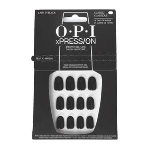 Faux ongles xpress/on lady in black,  Faux ongles xpress/on lady in black