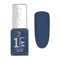 1-LAK vernis semi-permanent 3 en 1 Rainy blue