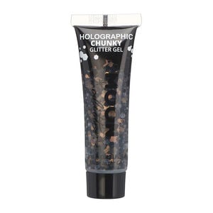 Gel holographique &agrave; grosses paillettes Moon Glitter noir