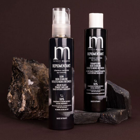 Soin repigmentant noir d'aniline