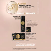 Rituel r&eacute;parateur shampooing et masque Essentiel Keratin shampooing 250ml + masque 500ml