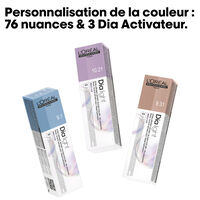 Coloration ton sur ton Dia light Hyaluronic 10.82 milkshake moka iris&eacute;