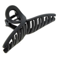 Pince croco plastique infini noire,  Pince croco plastique infini noire