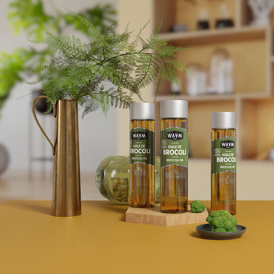 Huile de brocoli bio