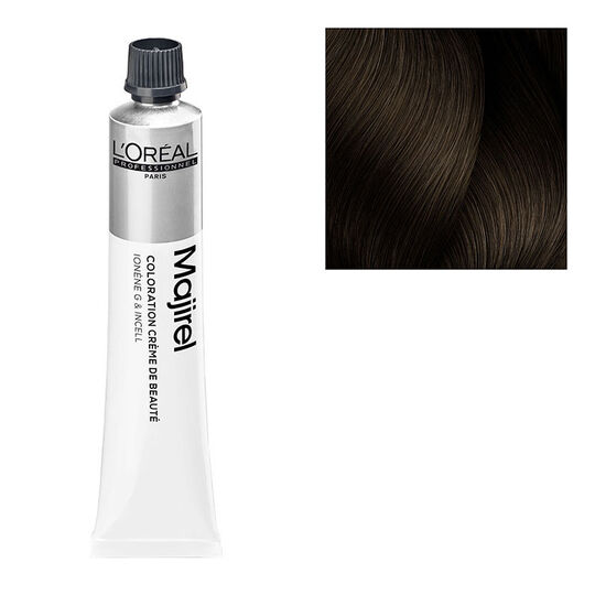 Coloration permanente Majirel 6.13 blond foncé cendré doré