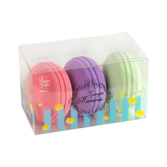 3 &Eacute;ponges maquillage macarons
