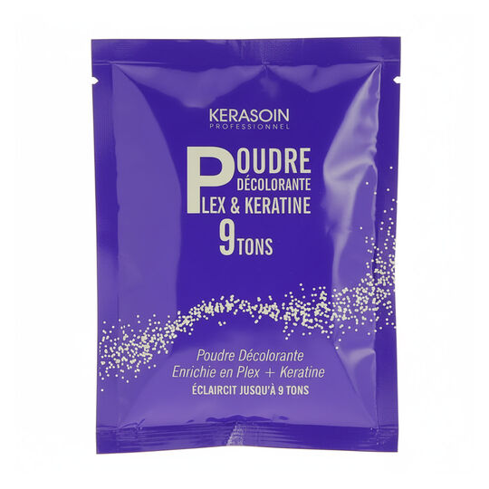 Poudre d&eacute;colorante anti-casse Plex & k&eacute;ratine 9 tons 50gr