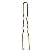 24 &Eacute;pingles ondul&eacute;es courtes bronze