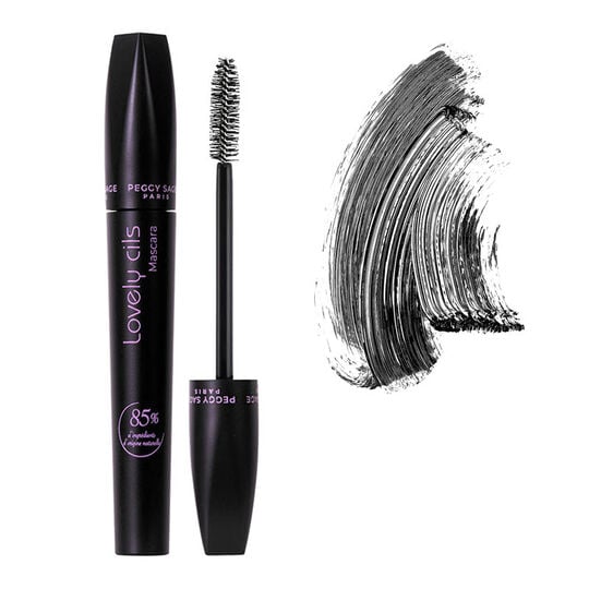 Mascara illusion faux cils Lovely cils noir, à l'huile de ricin