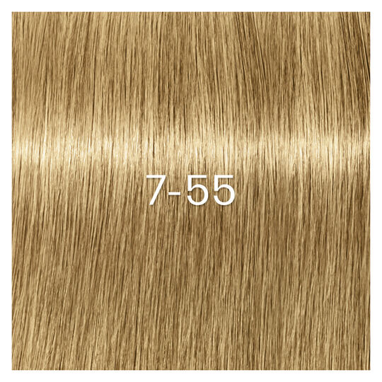 Coloration Igora Zero Amm 7-55 blond dor&eacute; extra