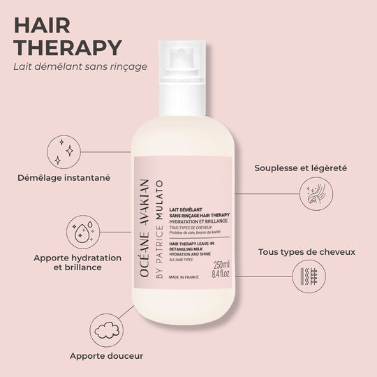Lait d&eacute;m&ecirc;lant sans rin&ccedil;age Hair Therapy